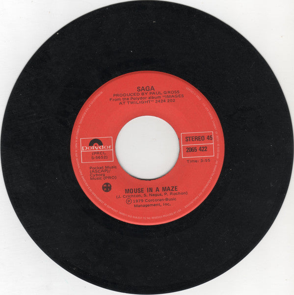 Saga (3) : See Them Smile / Mouse In A Maze (7")
