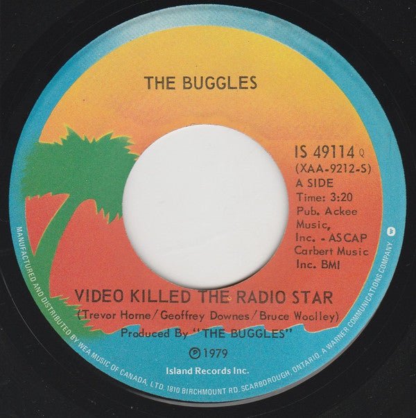 The Buggles : Video Killed The Radio Star (7", Single)