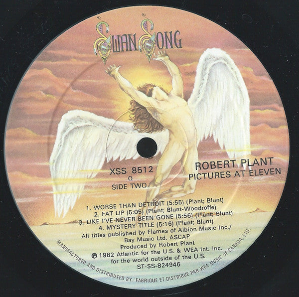 Robert Plant : Pictures At Eleven (LP, Album, Qua)