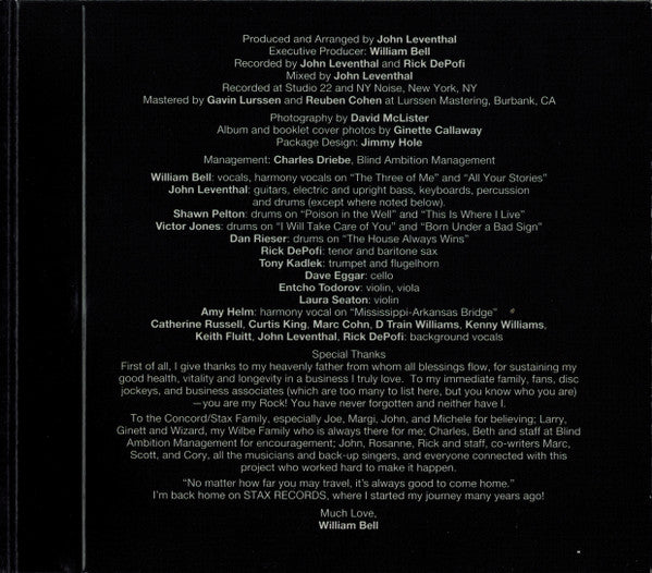 William Bell : This Is Where I Live (CD, Album)