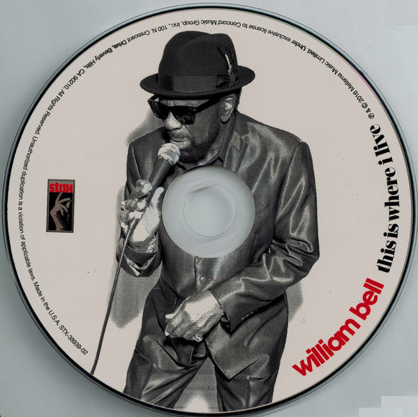 William Bell : This Is Where I Live (CD, Album)