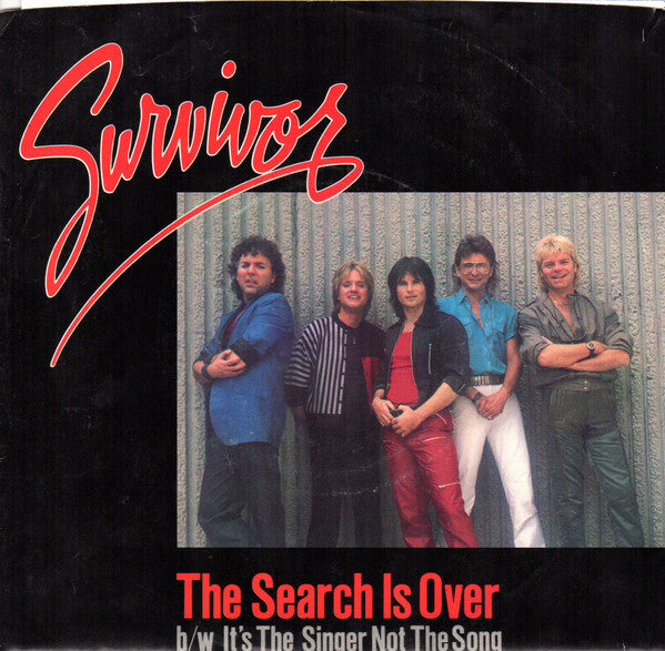 Survivor : The Search Is Over (7", Single, Styrene, Car)