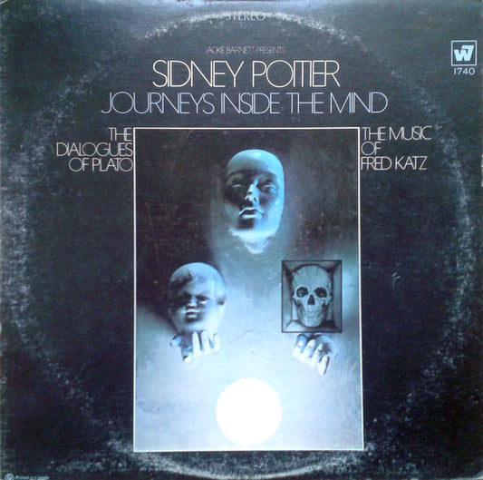 Jackie Barnett Presents Sidney Poitier : Journeys Inside The Mind (The Dialogues Of Plato - The Music Of Fred Katz) (LP, Album, RE)