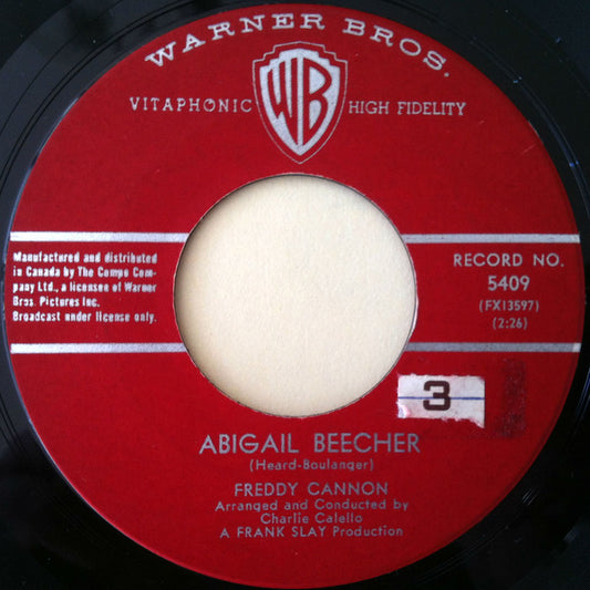 Freddy Cannon : Abigail Beecher (7", Single)