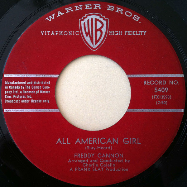Freddy Cannon : Abigail Beecher (7", Single)