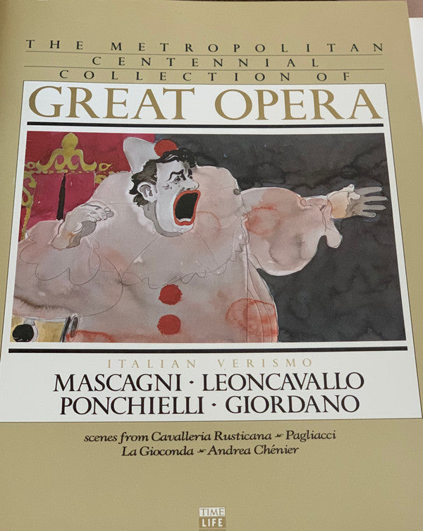 Mascagni* • Leoncavallo* • Ponchielli* • Giordano* : Italian Verismo (Scenes from Cavalleria Rusticana – Pagliacci – La Gioconda – Andrea Chénier) (4xLP + Box, Comp)