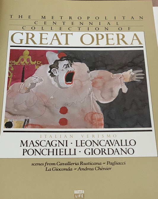 Mascagni* • Leoncavallo* • Ponchielli* • Giordano* : Italian Verismo (Scenes from Cavalleria Rusticana – Pagliacci – La Gioconda – Andrea Chénier) (4xLP + Box, Comp)