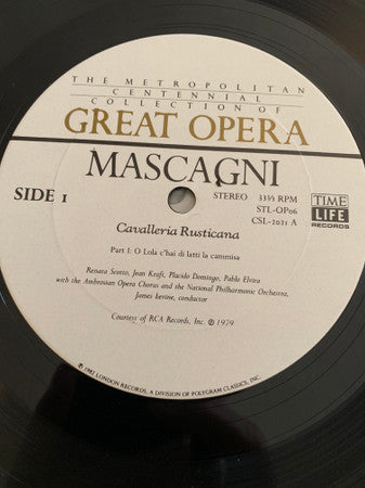 Mascagni* • Leoncavallo* • Ponchielli* • Giordano* : Italian Verismo (Scenes from Cavalleria Rusticana – Pagliacci – La Gioconda – Andrea Chénier) (4xLP + Box, Comp)