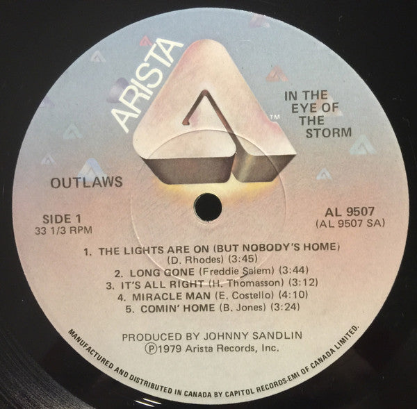 Outlaws : In The Eye Of The Storm (LP, Album)