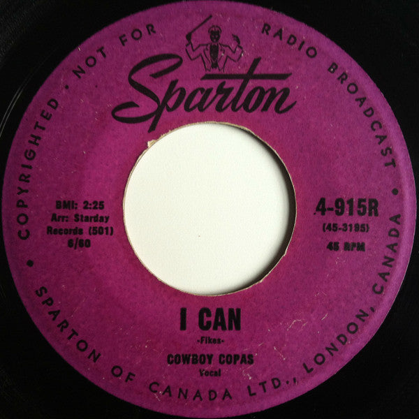 Cowboy Copas : Alabam (7", Single)