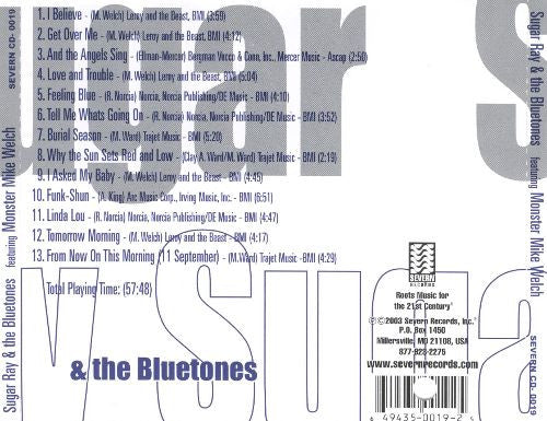 Sugar Ray & The Bluetones Featuring Monster Mike Welch : Sugar Ray & The Bluetones Featuring Monster Mike Welch (CD, Album)