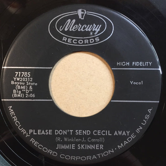 Jimmie Skinner : Please Don't Send Cecil Away (7", Single)