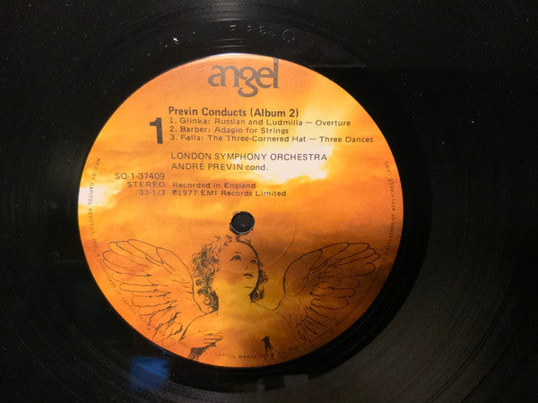 André Previn, London Symphony Orchestra : Previn Conducts: Showpieces for the London Symphony Orchestra (Album 2) (LP, Album, Quad)