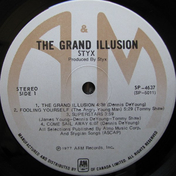 Styx : The Grand Illusion (LP, Album)
