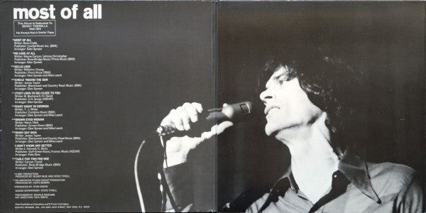B.J. Thomas : Most Of All (LP, Album, RP, Gat)