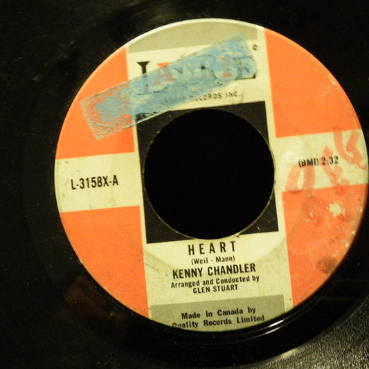 Kenny Chandler : Heart / Wait For Me  (7", Single)