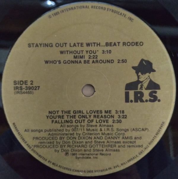 Beat Rodeo : Staying Out Late With (LP, Album)