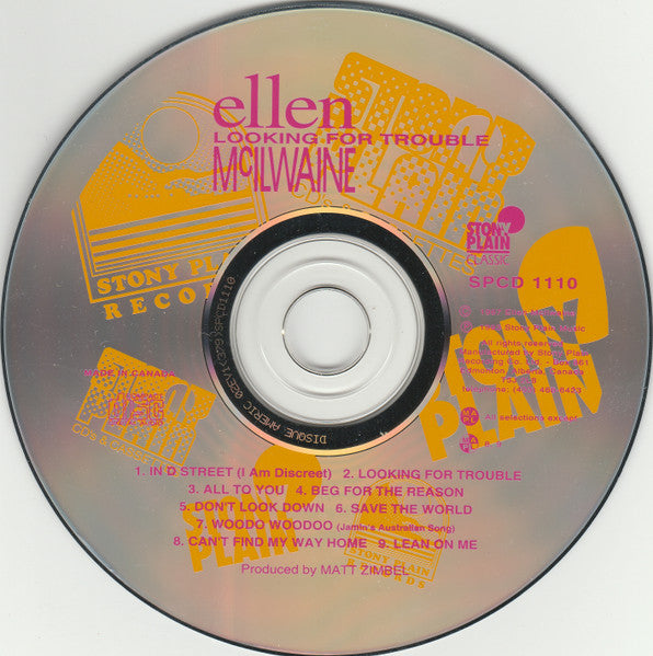 Ellen McIlwaine : Looking For Trouble (CD, Album, RE)