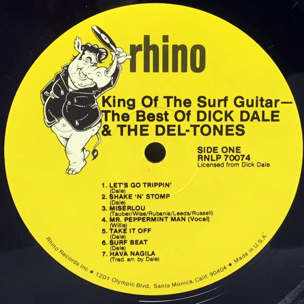 Dick Dale & His Del-Tones : King Of The Surf Guitar - The Best Of Dick Dale & The Del-Tones (LP, Comp)