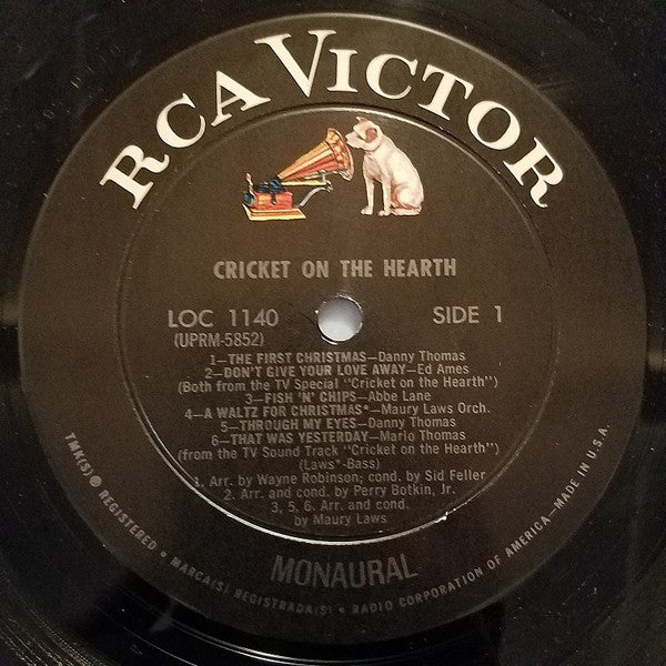 Various : Cricket On The Hearth - A Christmas Musical Fantasy (LP, Album, Mono)