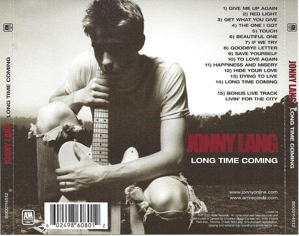 Jonny Lang : Long Time Coming (CD, Album)