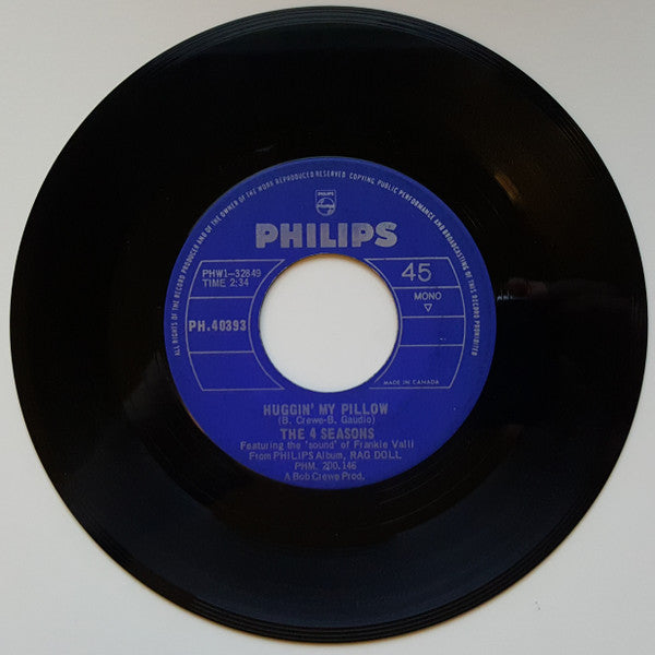 The Four Seasons : I've Got You Under My Skin / Huggin' My Pillow (7")