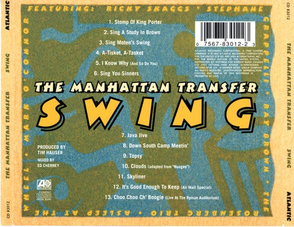 The Manhattan Transfer : Swing (CD, Album)