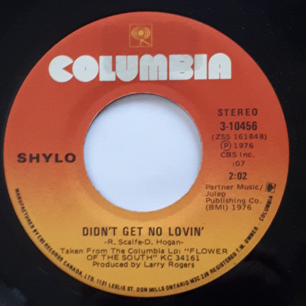 Shylo : Drinkin' My Way Back Home (7", Single)