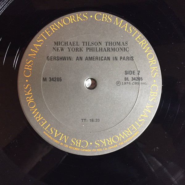 George Gershwin Accompanied By Michael Tilson Thomas Conducting The Columbia Jazz Band : Rhapsody In Blue (The 1925 Piano Roll) (LP, Album, Quad)