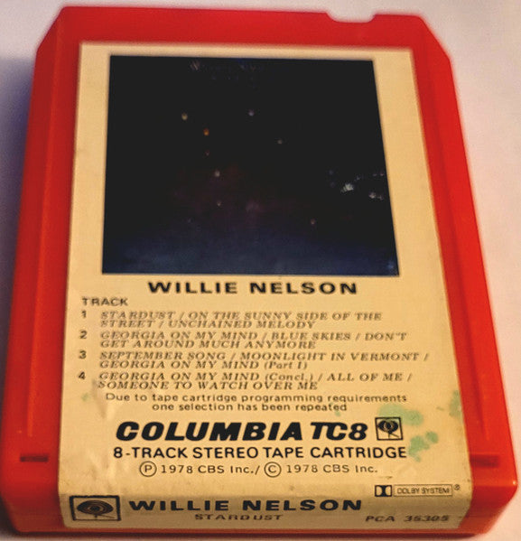 Willie Nelson : Stardust (8-Trk, Album, Ora)