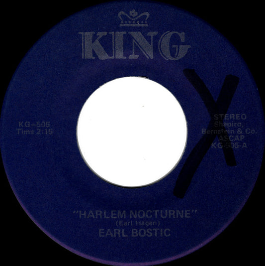 Earl Bostic : Harlem Nocturne / September Song (7", Single)