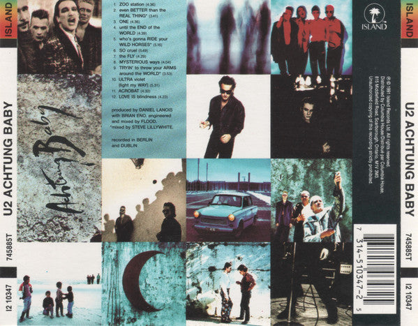 U2 : Achtung Baby (CD, Album, Club)