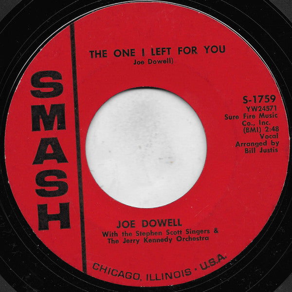 Joe Dowell With The Stephen Scott Singers & The Jerry Kennedy Orchestra : Little Red Rented Rowboat (7", Single, Styrene)