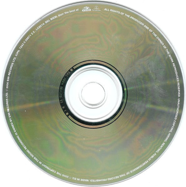 Blur : The Best Of (2xCD, Comp, S/Edition, O-C)