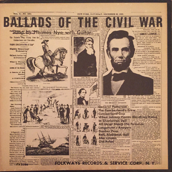 Hermes Nye : Ballads Of The Civil War, Vol. 2 (10", Album)