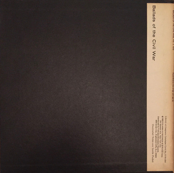 Hermes Nye : Ballads Of The Civil War, Vol. 2 (10", Album)