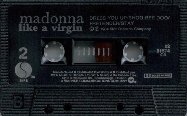 Madonna : Like A Virgin (Cass, Album, Dol)