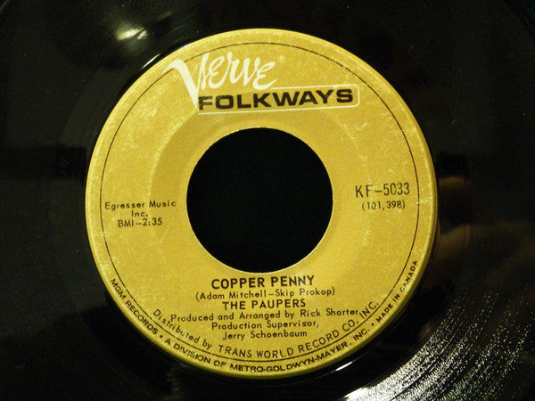 The Paupers : If I Call You By Some Name (7", Single)