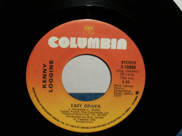 Kenny Loggins : Easy Driver (7", Single)