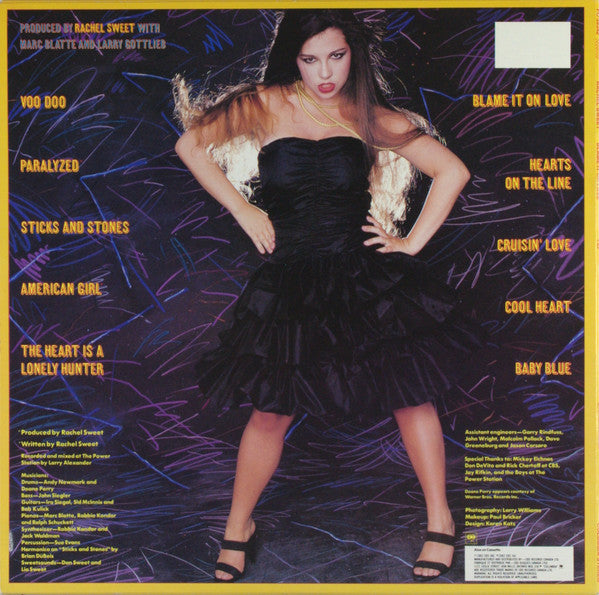 Rachel Sweet : Blame It On Love (LP, Album)
