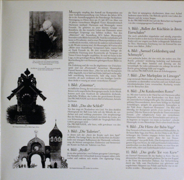 Modest Mussorgsky : Bilder Einer Ausstellung Klavierwerke Victoria Postnikowa Klavier (2xLP, Album, RM)