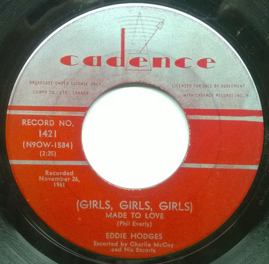 Eddie Hodges : (Girls, Girls, Girls) Made To Love (7", Single)