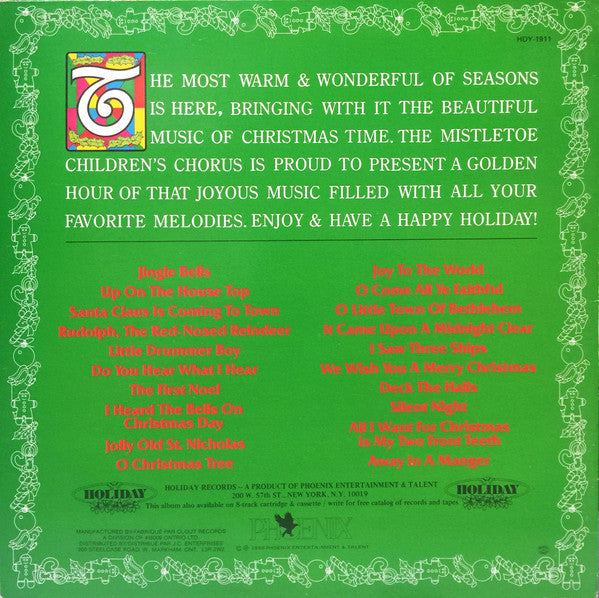 The Christmas Children's Chorus : A Golden Hour Of The Christmas Children's Chorus (LP, Comp)