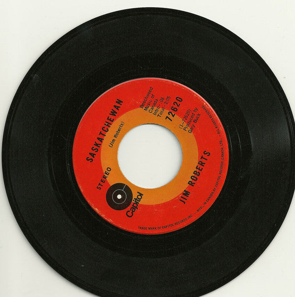 Jim Roberts (14) : Saskatchewan  (7", Single)
