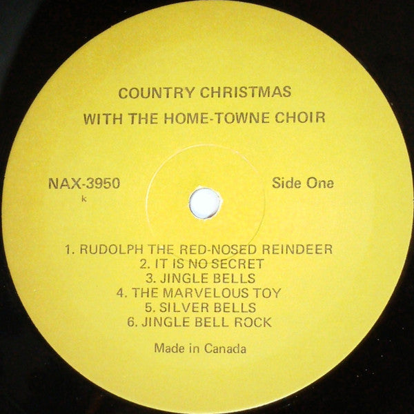 The Home-Towne Choir : Country Christmas With The Home-Towne Choir (LP, Album)