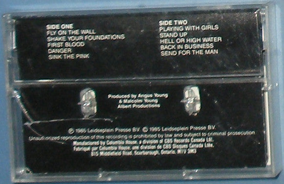 AC/DC : Fly On The Wall (Cass, Album, Club, Bla)