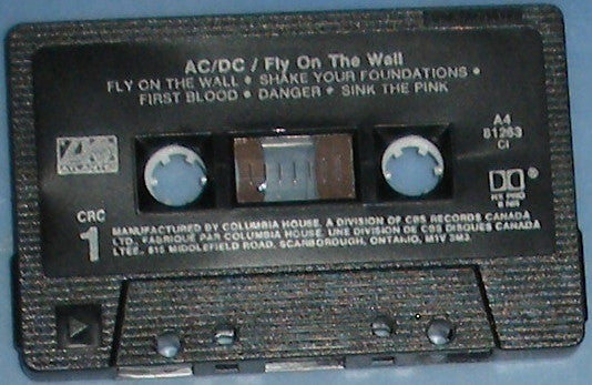 AC/DC : Fly On The Wall (Cass, Album, Club, Bla)