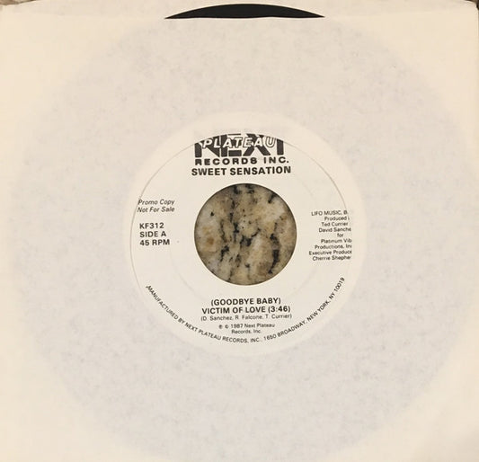 Sweet Sensation : (Goodbye Baby) Victim Of Love (7", Promo)