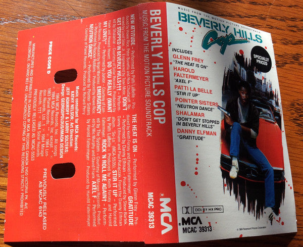 Various : Music From The Motion Picture Soundtrack - Beverly Hills Cop (Cass, Album)
