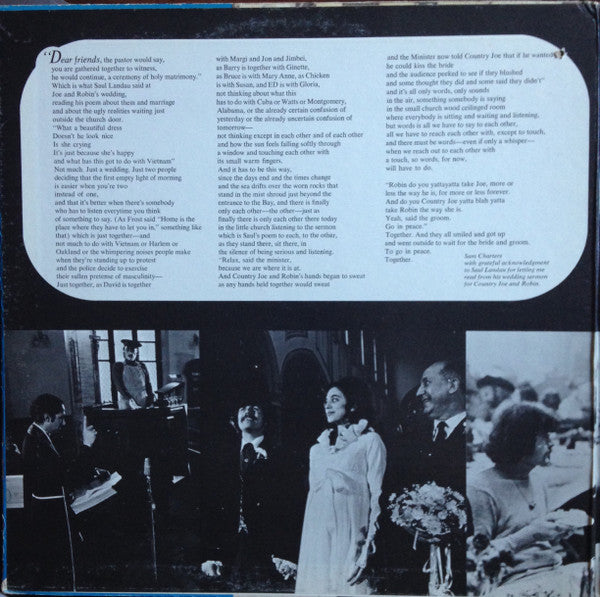 Country Joe And The Fish : Together (LP, Album, Gat)